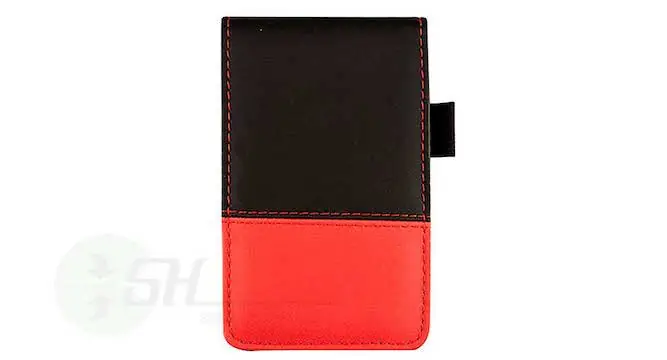 PORTA NOTAS ELEGANT COMBINADO CON PORTA PLUMA MATERIAL PIEL SINTETICA ITALIANA